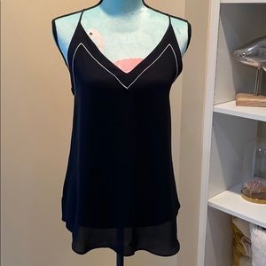 Nwt black and white cami